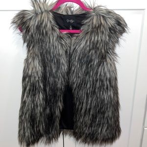 Jessica Simpson Fur Vest XS
